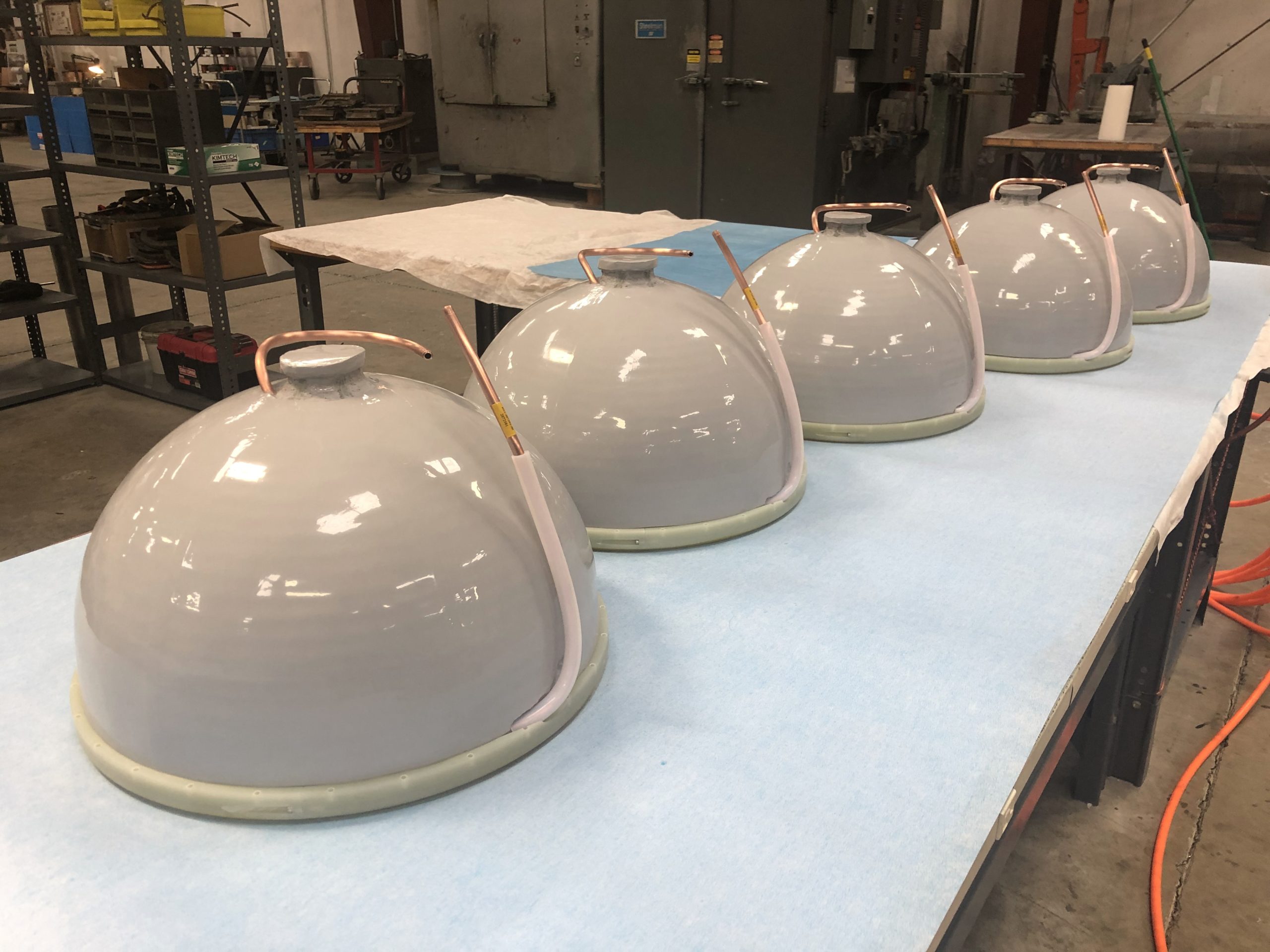 Refurbishing of a Ceramic Belljar Dome Assembly