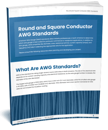 Round and Square Conductor AWG Standards