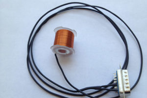 copper solenoid with wire
