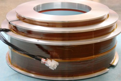 Large stacked form coil