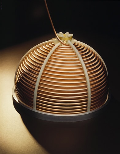 RF Coil on Ceramic Dome
